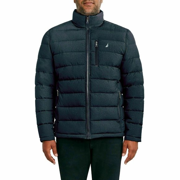Nautica Men's Performance Water & Wind Resistant Navy Jacket - Picture 1 of 2